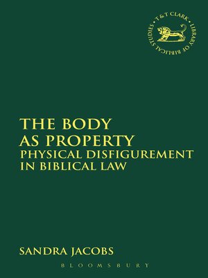 cover image of The Body as Property